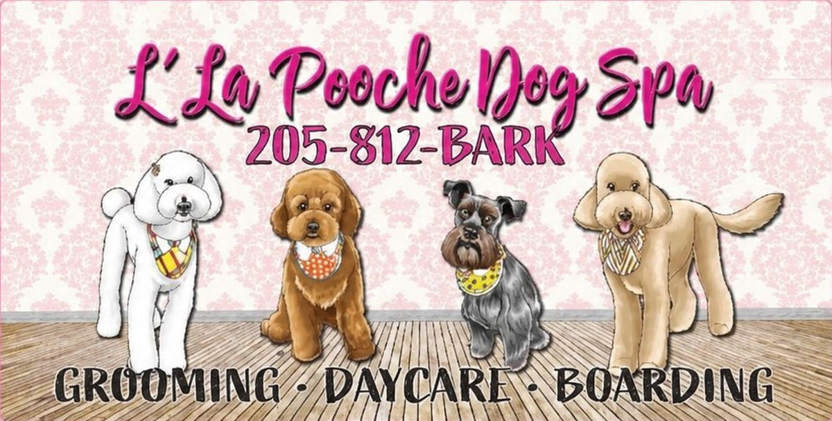 L'La Pooche Dog Spa, 205-812-BARK. Grooming, daycare, boarding.
